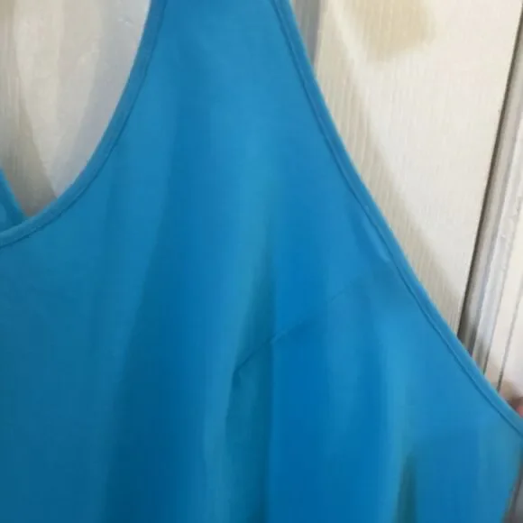 All In Motion Women’s Plus 3X Racerback Tank Top Turquoise Blue NWT Activewear - Picture 10 of 16